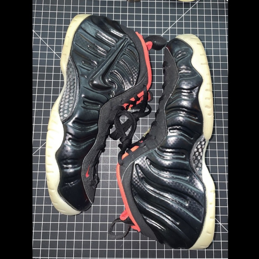 Nike Air Foamposite Pro PRM “Laser Crimson”/“Yeezy” sz9.5 - Picture 4 of 7
